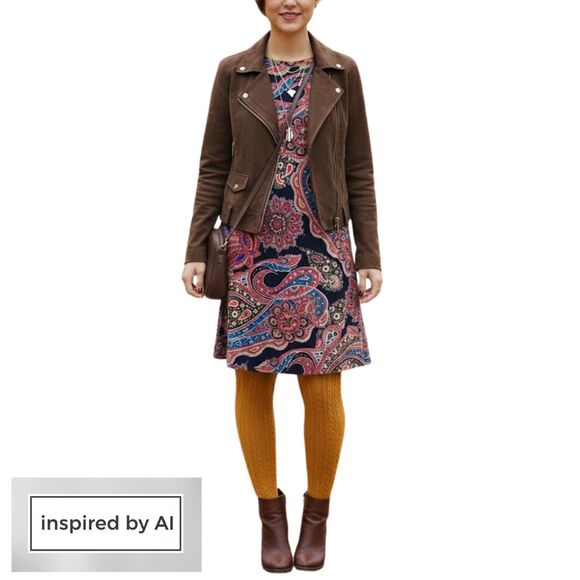 Tommy Hilfiger Black Paisley Stretch Sheath Midi Dress Sz 2 - Picture 9 of 9